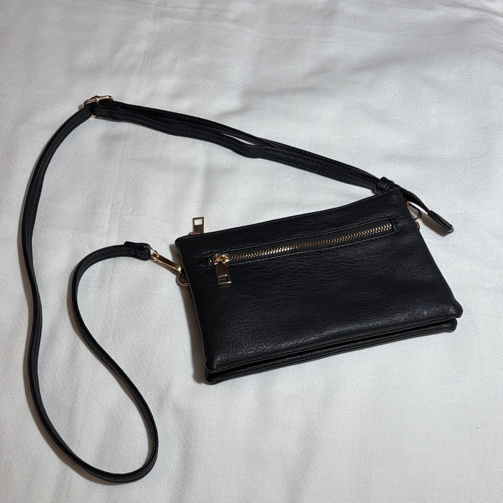 Elegant Black  Crossbody Bag- Like New!
